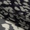 1 Yard Black Marshmallow Abstract Crinkled Silk Chiffon 40 inch Width